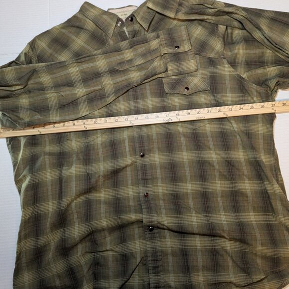 Sonoma Shirt Mens xxl Pearl Snap Fitted Western Cowboy Rodeo 100% Cotton - Picture 4 of 6